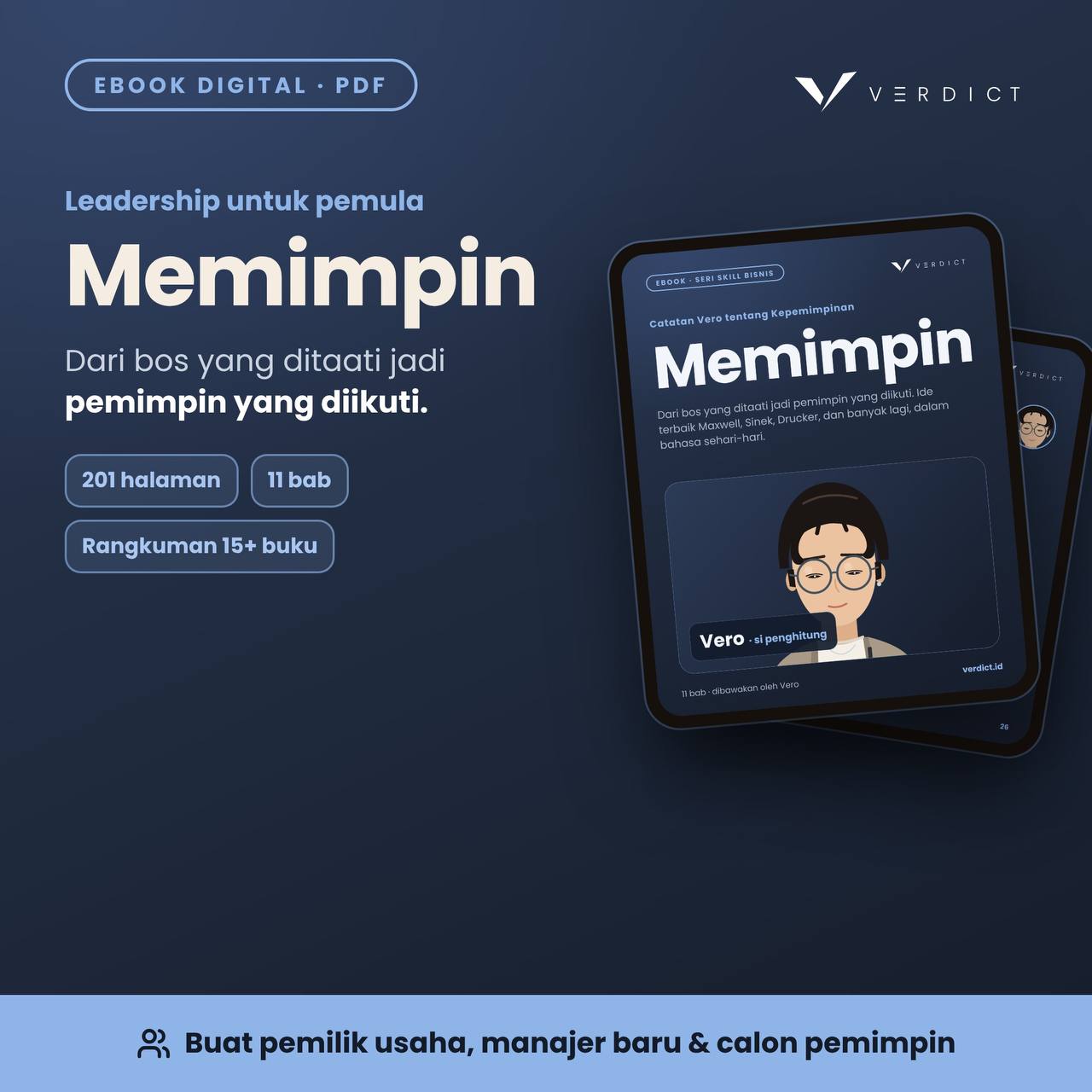Ebook Memimpin — Dari bos yang ditaati jadi pemimpin yang diikuti.
